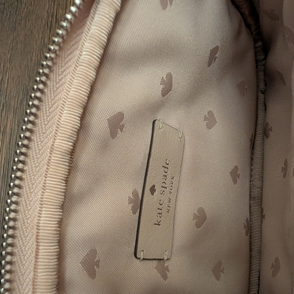 Kate Spade Beige Tweed Wristlet